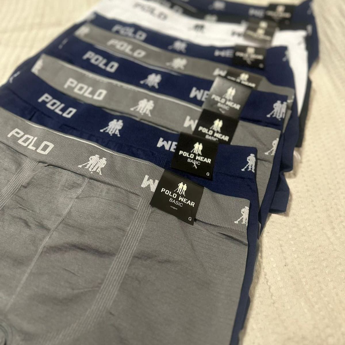 Kit 10 Cuecas Masculinas Boxer Microfibra Polo Wear Sortido