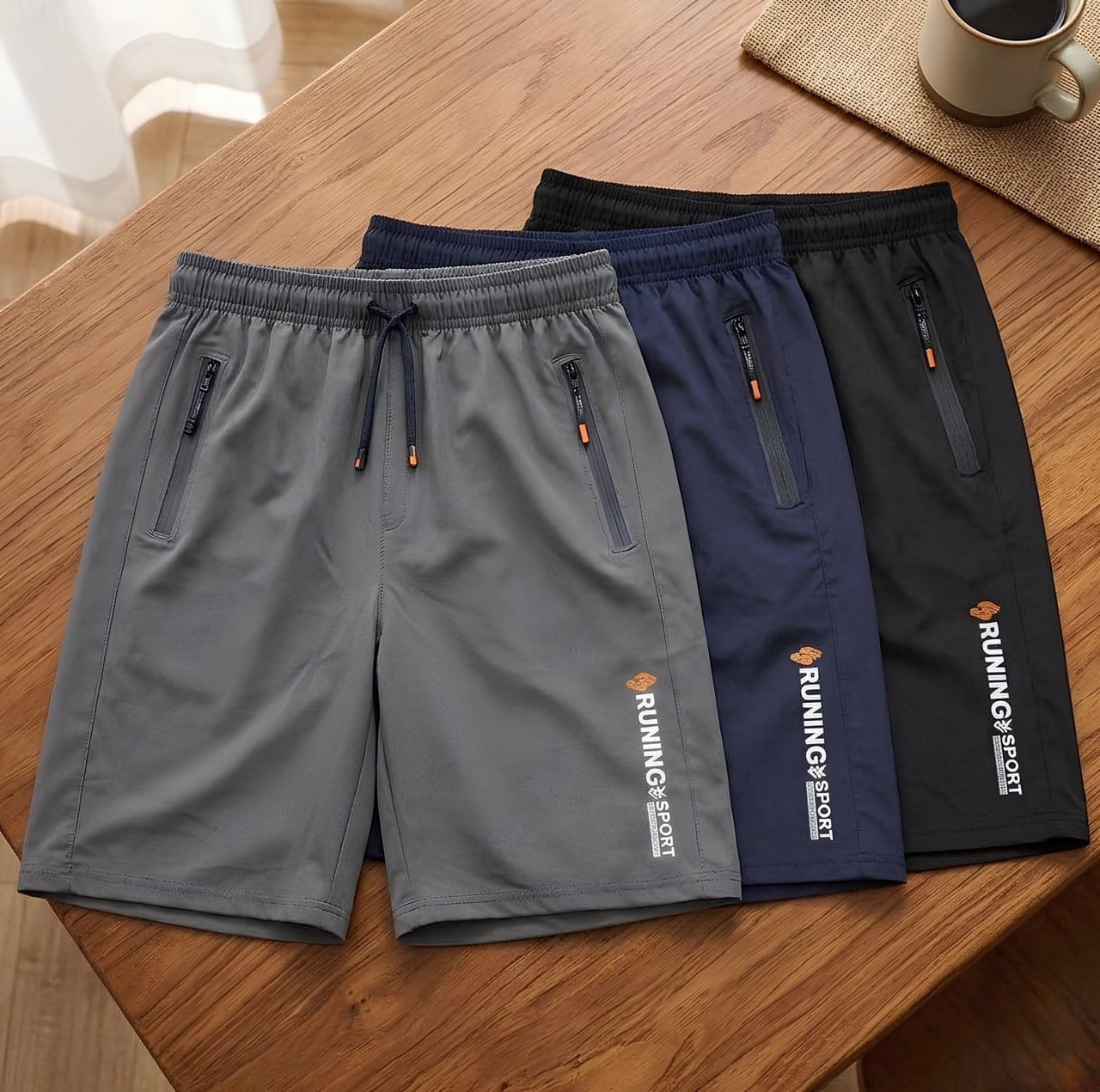Kit 3 Bermudas Dry Fit De Alto Padrão Para Academia
