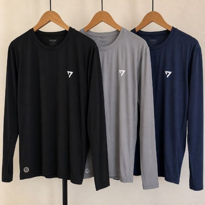 Kit 3 Camisetas Térmicas Masculina Segunda Pele Camisa Uv50