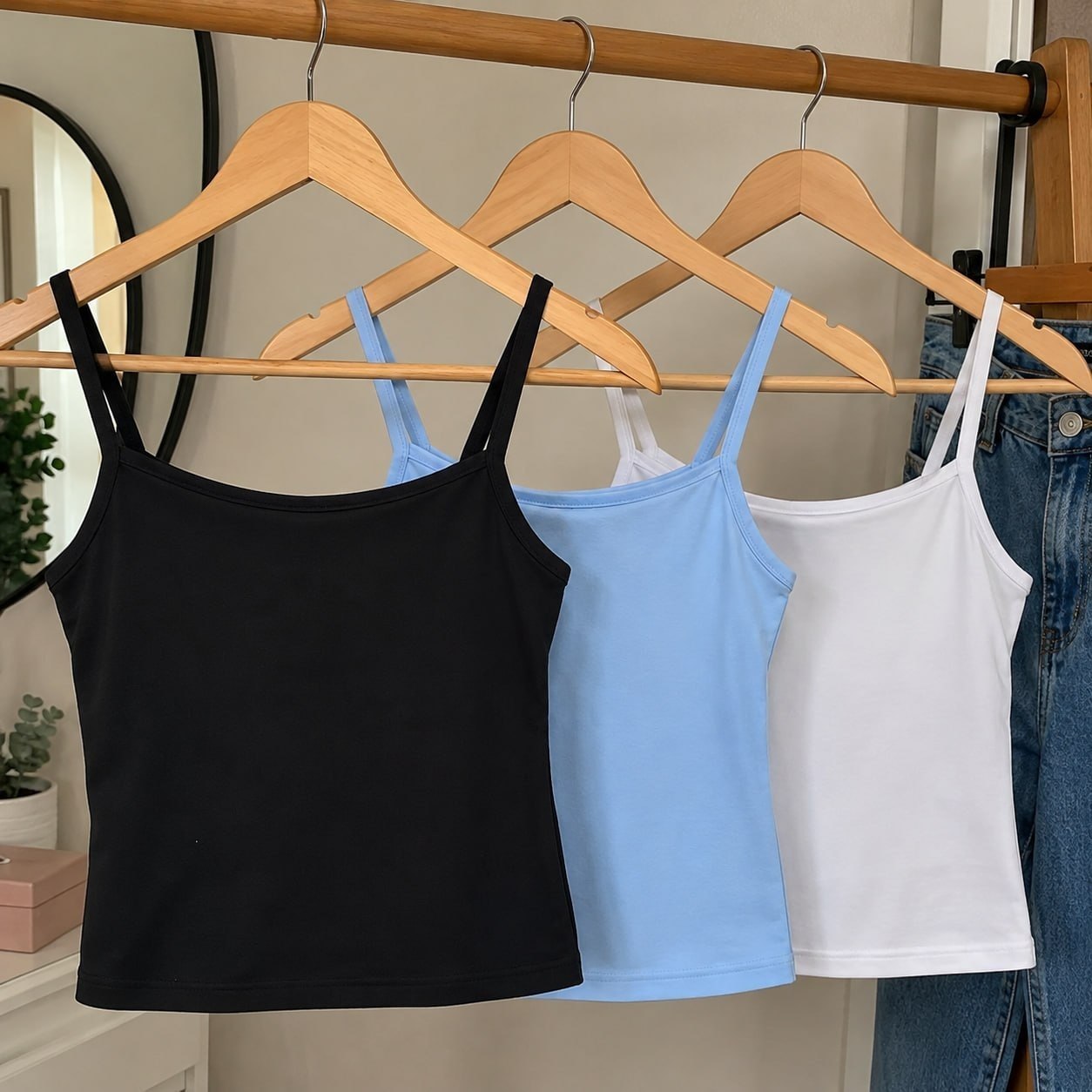 Kit 3 Regatinhas Femininas Suplex Forro Duplo Básica Casual*
