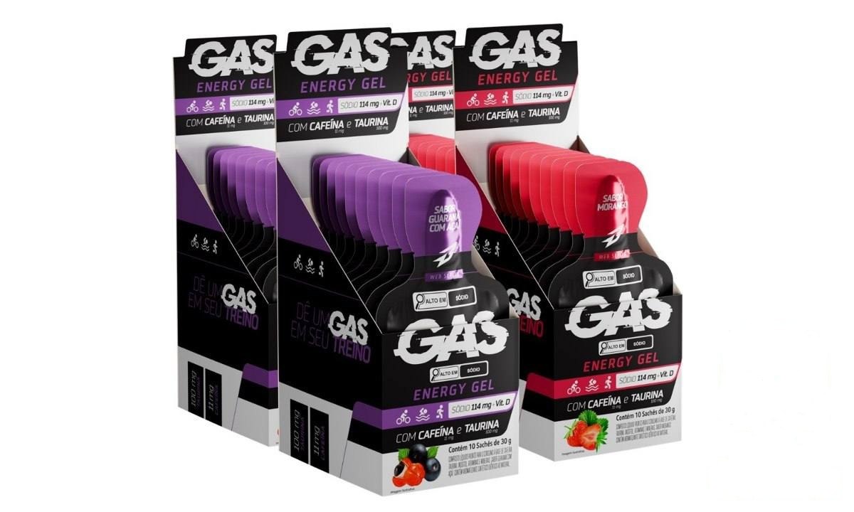 ⚠️ KIT 4X GEL ENERGÉTICO CARBO GEL 40 SACHÊS GAS BODYACTION