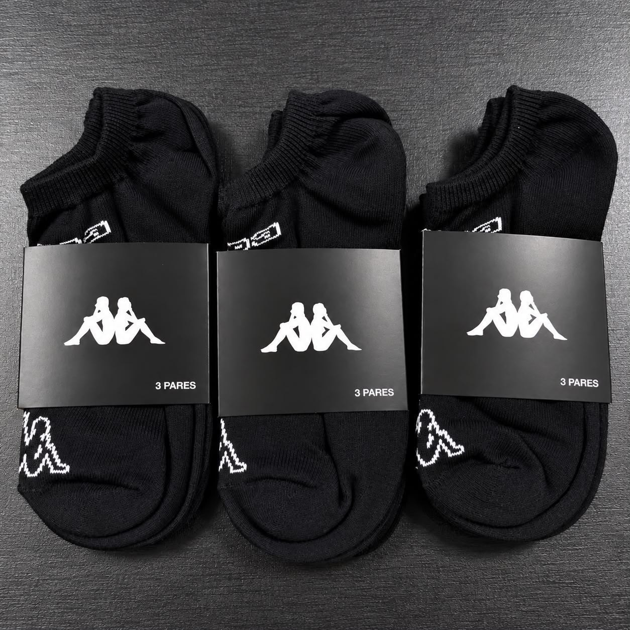 Kit 9 Pares Meias Kappa Sapatilha Soquete Invisível Original