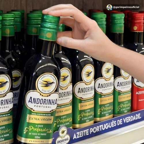 Kit Azeite De Oliva Extra Virgem Andorinha Vidro 500ml - 2 unidades
