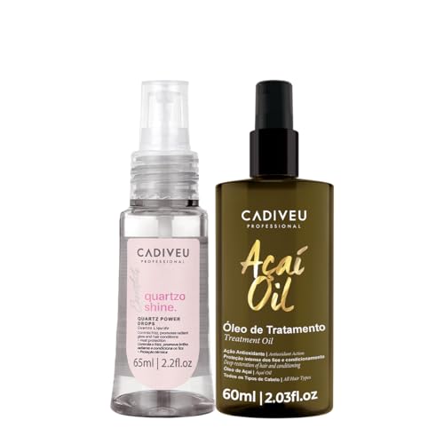 Kit Cadiveu Professional Essentials Quartzo Shine Óleo e Açaí Oil 60 (2 produtos)