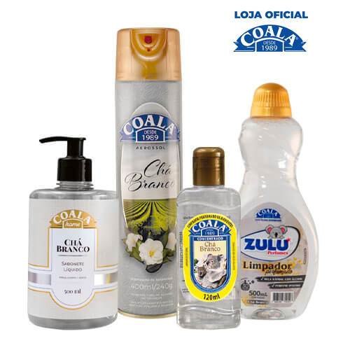 🆘KIT CASA LIMPA COALA/ZULU PERFUMES - CHÁ BRANCO