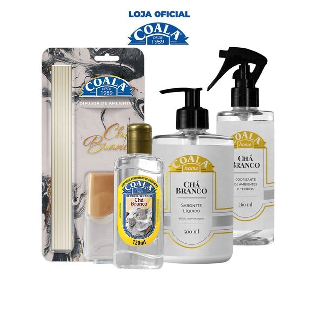 ⚠️ KIT COALA HOME CHÁ BRANCO