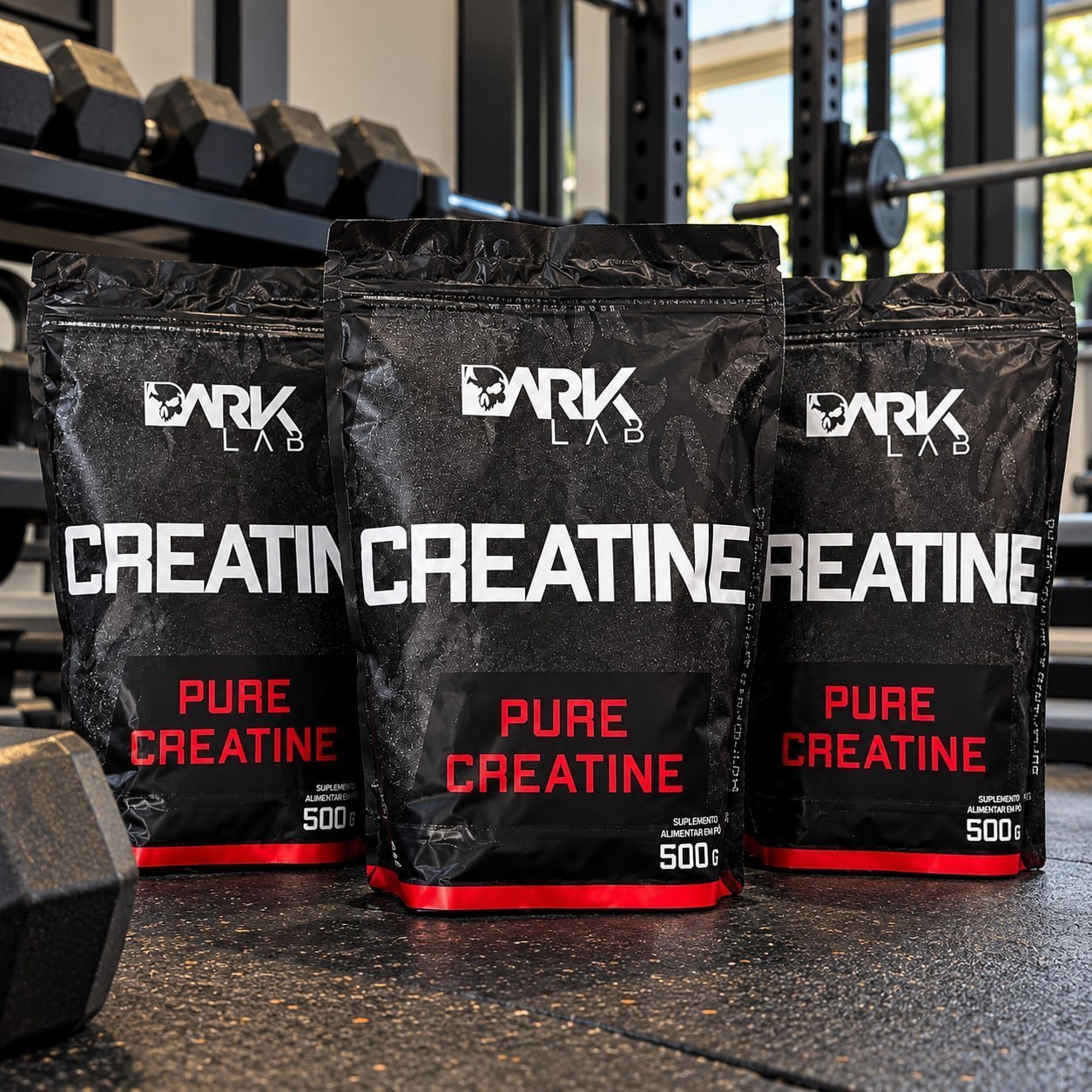 Kit com 3 Creatina 500g Dark Lab