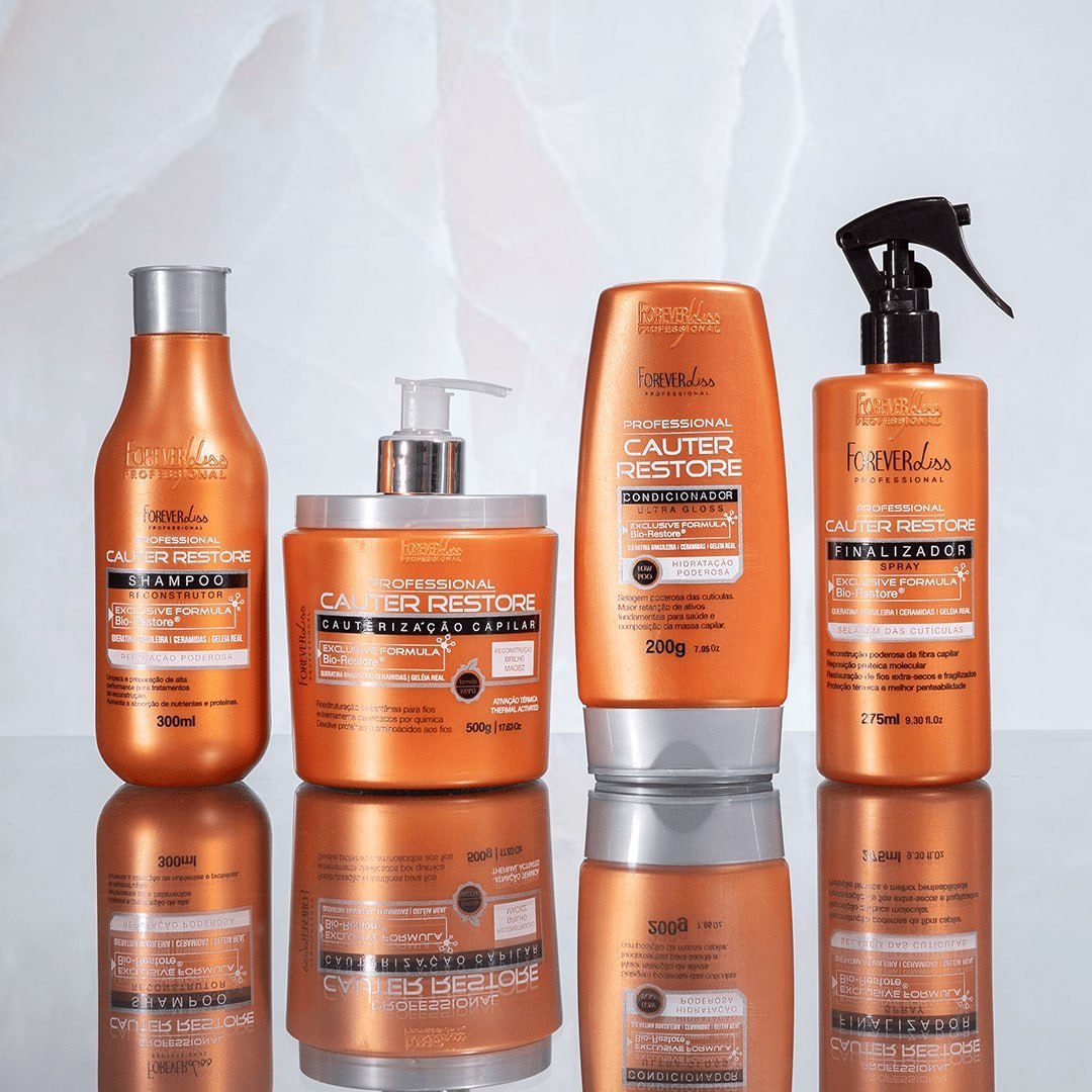 Kit Completo Cauterização Capilar Forever Liss