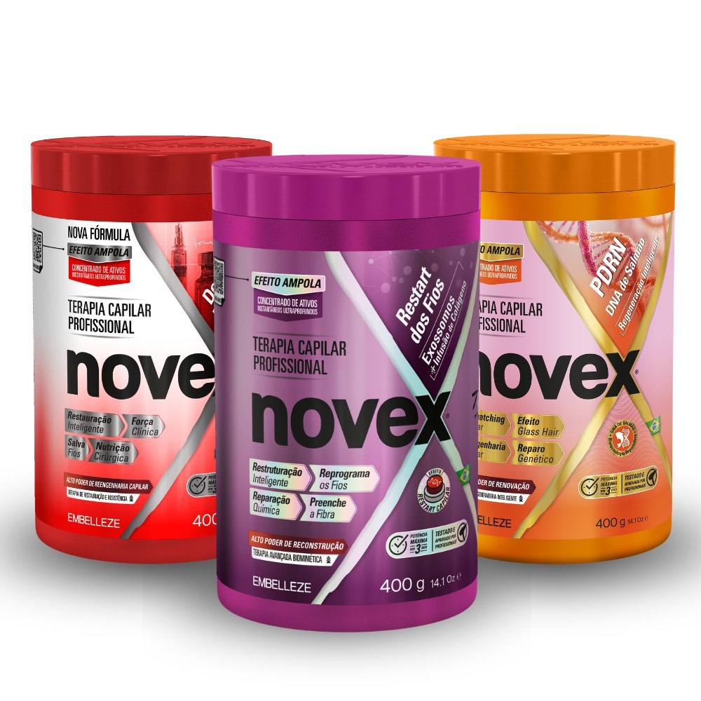 KIT DE TRATAMENTO NOVEX TERAPIA COREANA