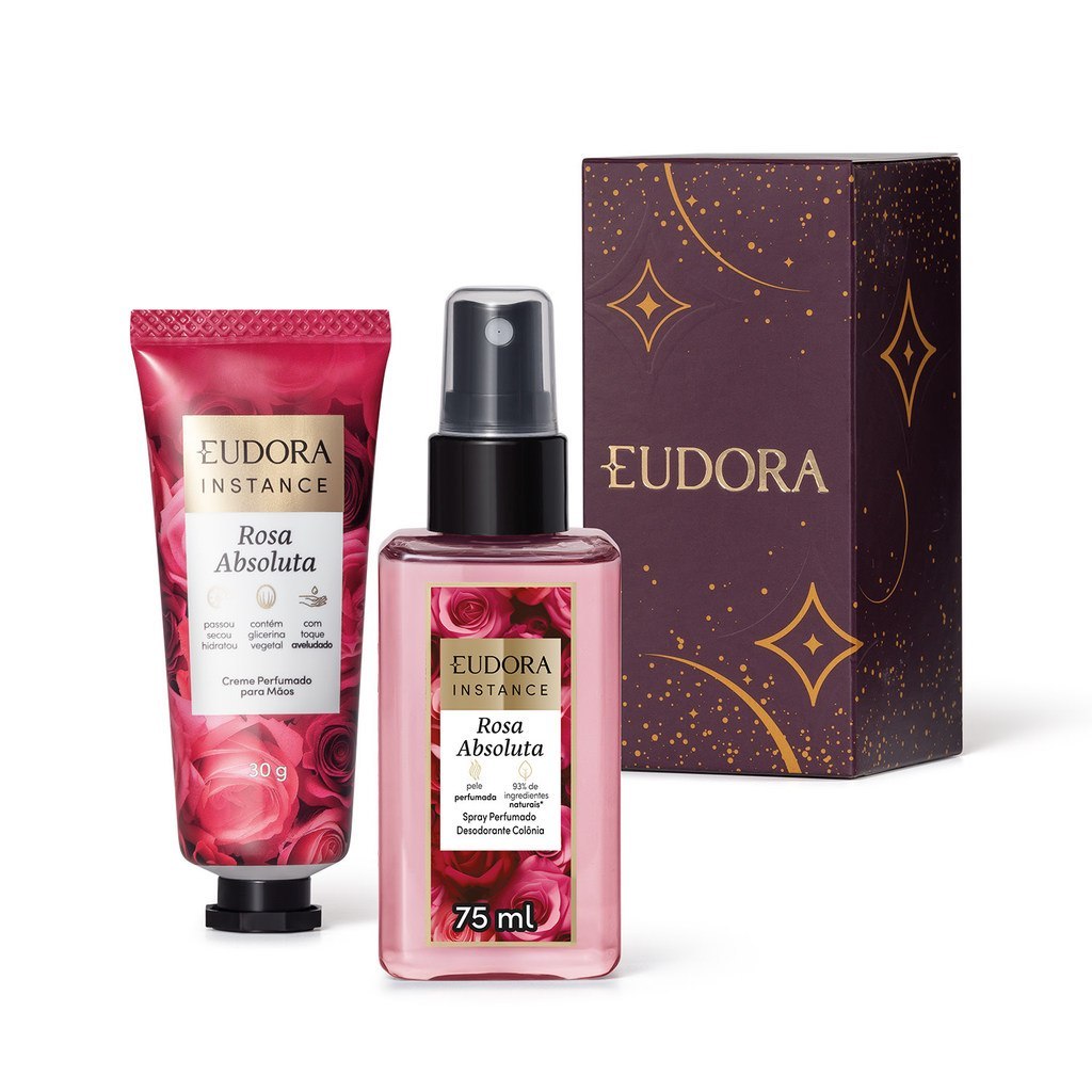 KIT EUDORA INSTANCE ROSA ABSOLUTA (2 PRODUTOS)