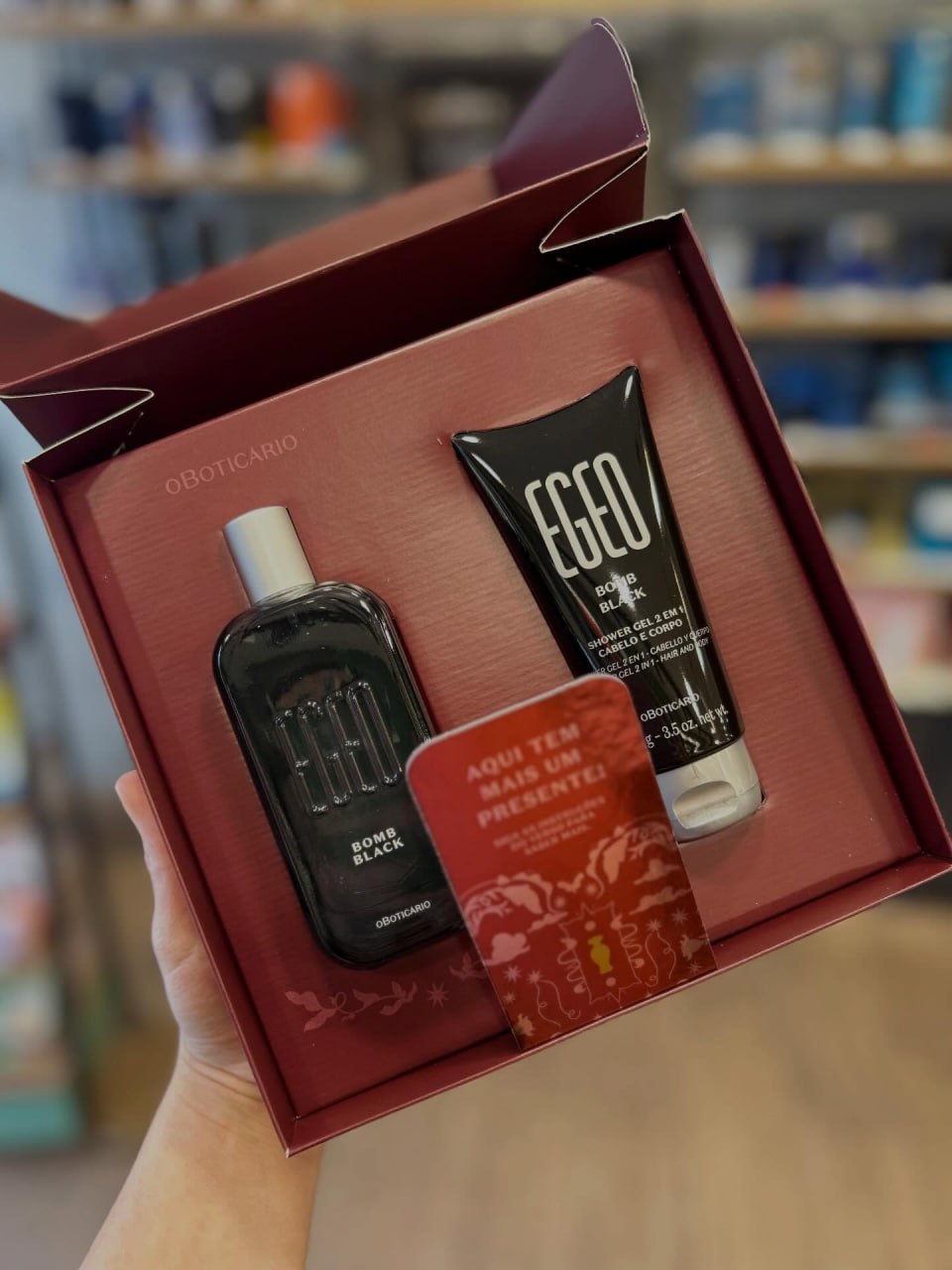 Kit Presente Egeo Bomb Black Edição Limitada - O Boticário
