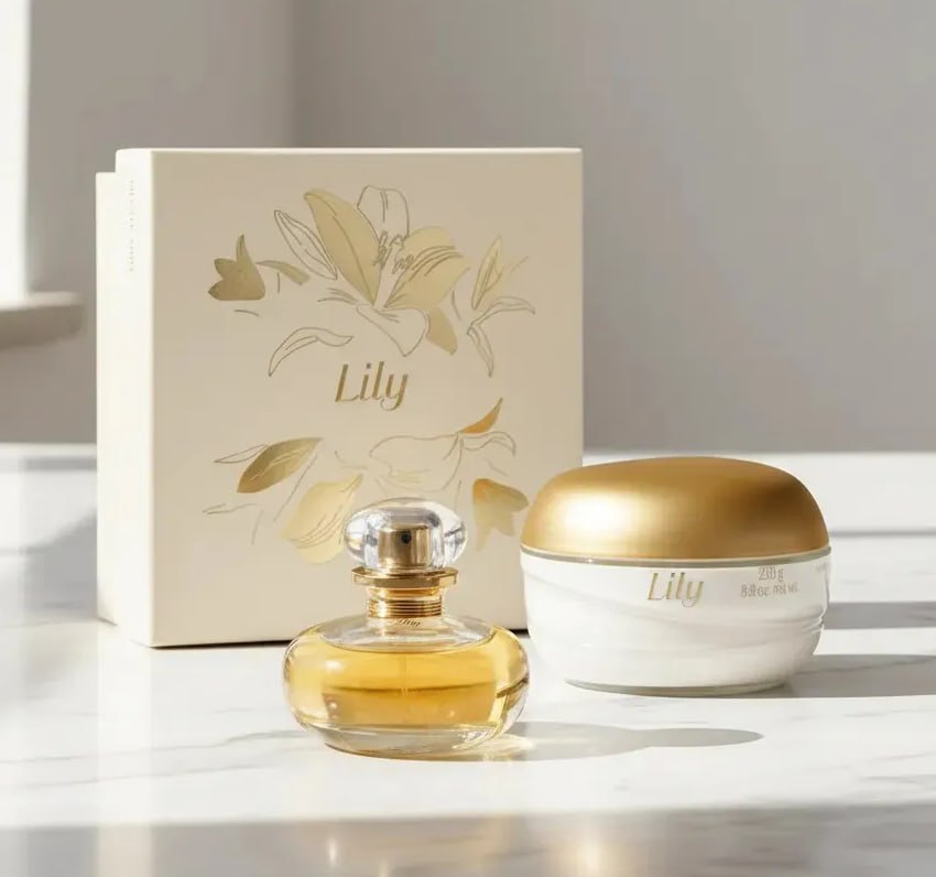 Kit Presente Lily O Boticário PERF 30 Ml+ACET 250G