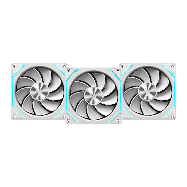 ⚠️ KIT VENTOINHA PICHAU VENTUS NX REVERSE, ARGB, 3X120MM, BRANCO, PCH-VTNXR3-WH01