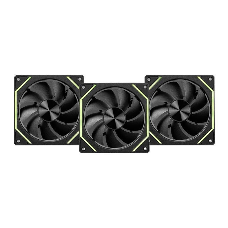 ⚠️ KIT VENTOINHAS PICHAU VENTUS NX, ARGB, 3X120MM, PRETO, PCH-VTNX3-BK01