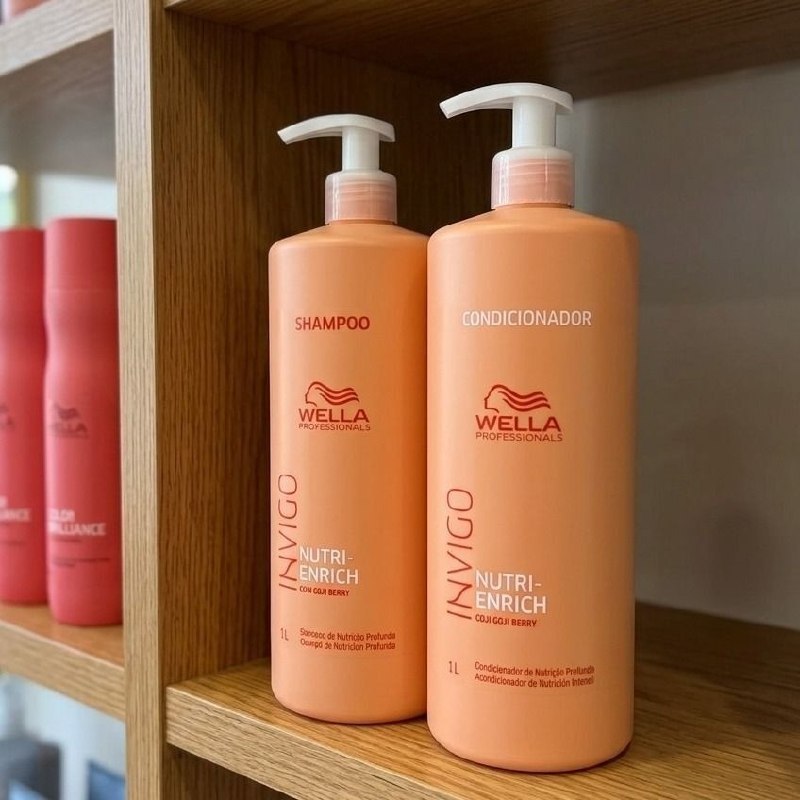 Kit Wella Invigo Nutri Enrich Shampoo E Condicionador 2 L