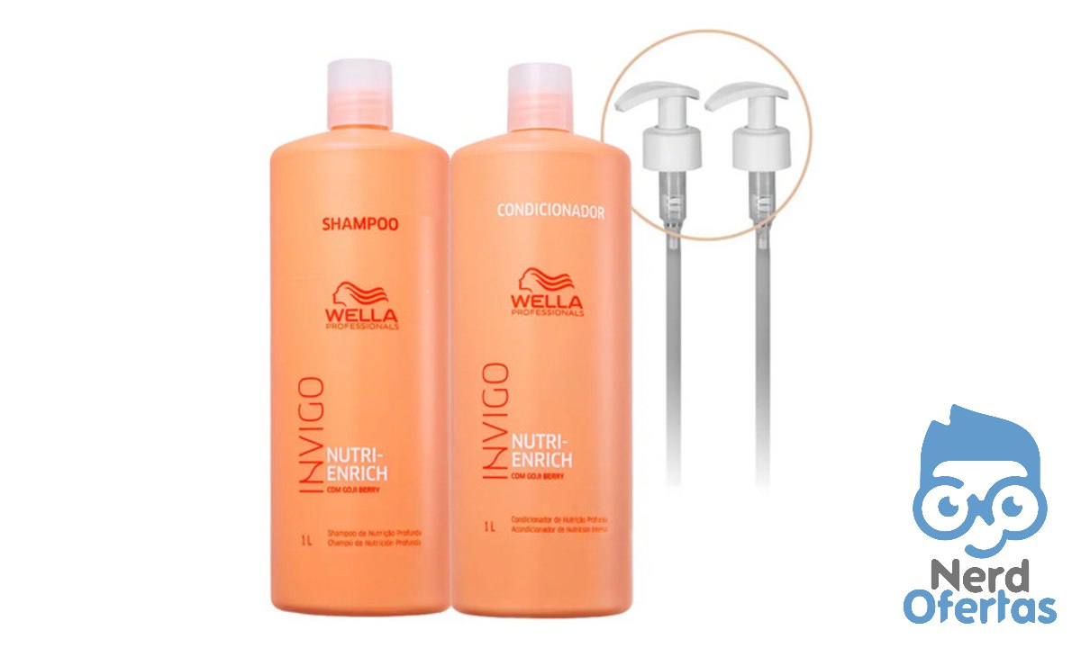 ➡️ Kit Wella Invigo Nutri Enrich Shampoo e Condicionador 2 L