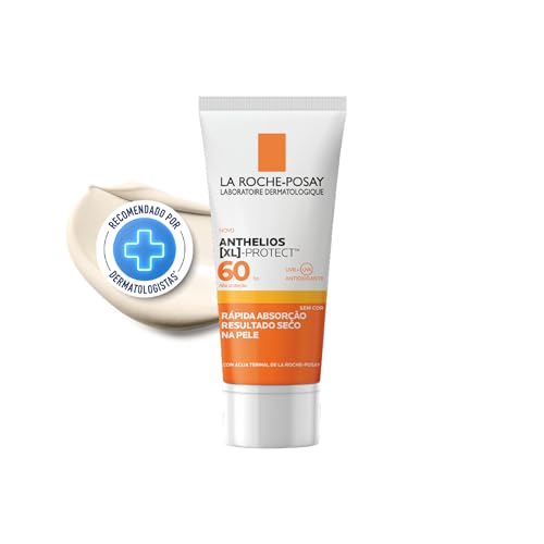 La Roche-Posay Protetor Solar Facial FPS 60 Gel Creme Oil-Free com Ação Hidratante e Antioxi...