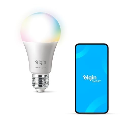 ➡️ Lâmpada Inteligente Smart Color 10W Elgin RGB Wifi Compatível com Alexa e Google Home