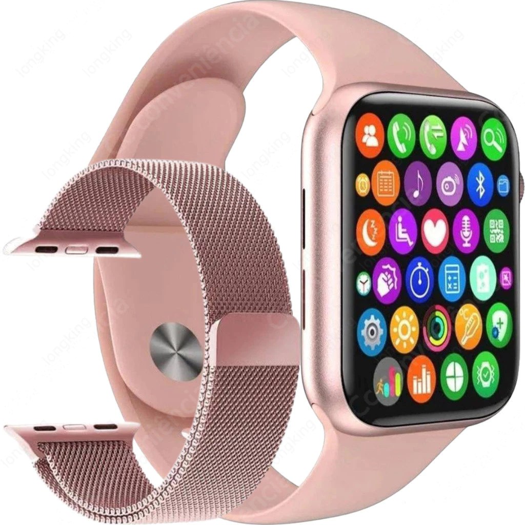 Lançamento De Smartwatch Relógio Inteligente Com Tela Infinita E Duas Alças , Estilo Tecnolo...