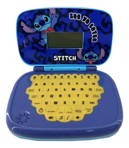 ⚠️ Laptop Infantil Educativo Candide Disney Stitch Bilíngue