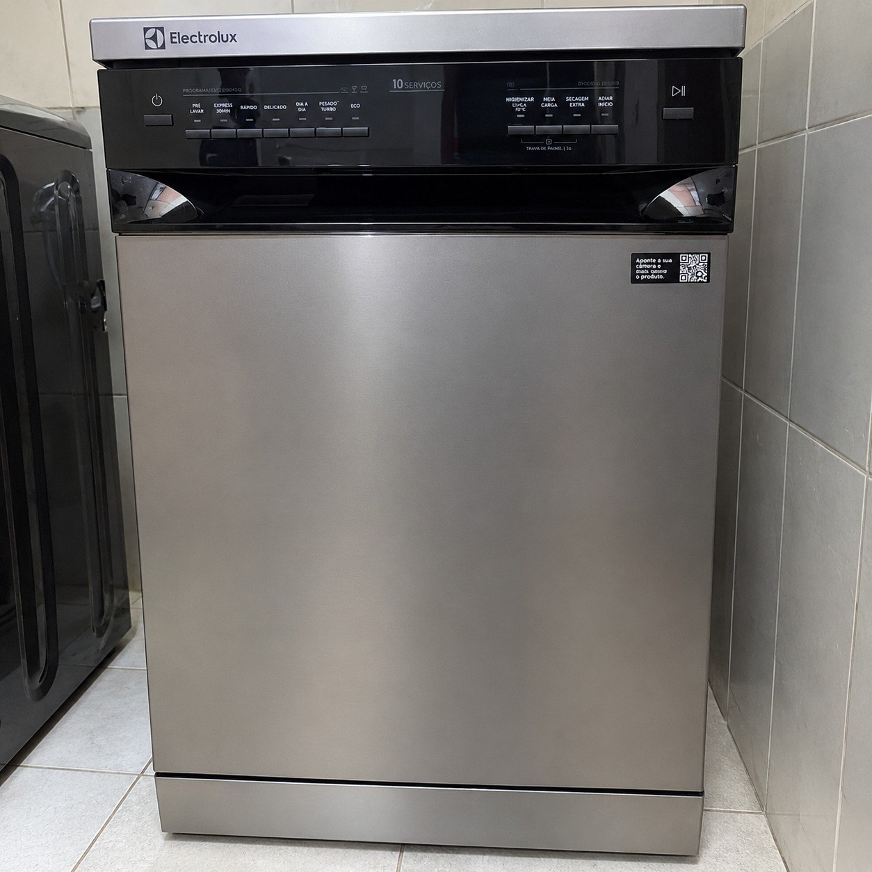 Lava-louça Electrolux 10 Serviços Inox Lava E Seca 50' Ls10e Prateado
