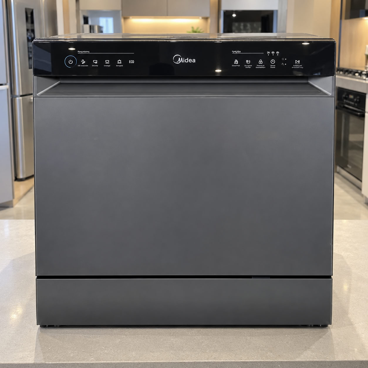 Lava Louças 8 Serviços Cinza Touch Plus Midea Cinza