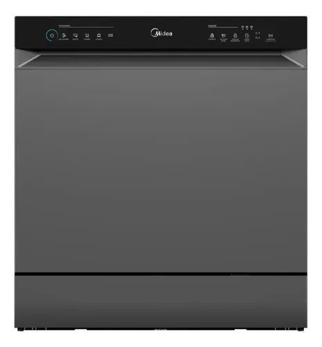 ⚠️ Lava Louças 8 Serviços Cinza Touch Plus Midea Cinza