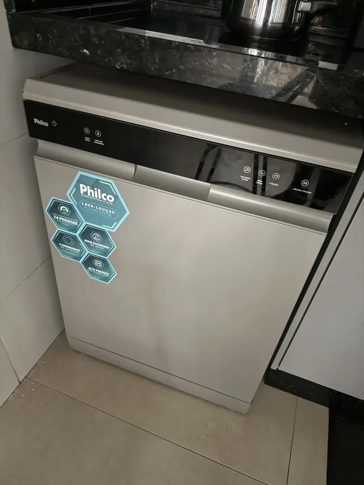 Lava Louças Philco 14 Serviços Painel Digital PLL14A Inox