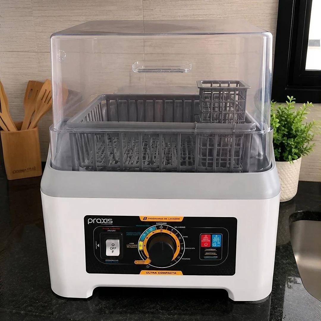 Lava Louças Praxis Portátil LLPP 2.0 Semi-Automática 127V Branca