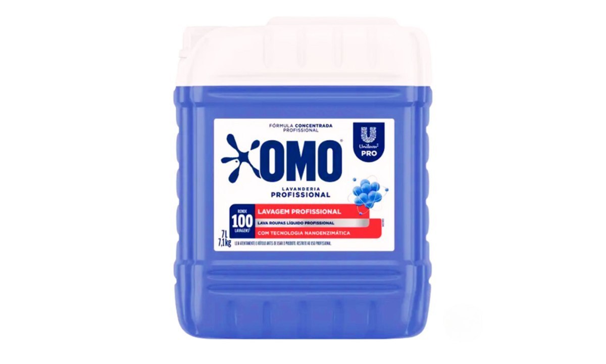 ⚠️ LAVA ROUPAS LAVANDERIA PRO LÍQUIDO 7L OMO