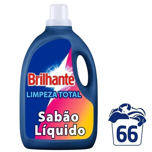 ⚠️ LAVA ROUPAS LÍQUIDO BRILHANTE LIMPEZA TOTAL 5L