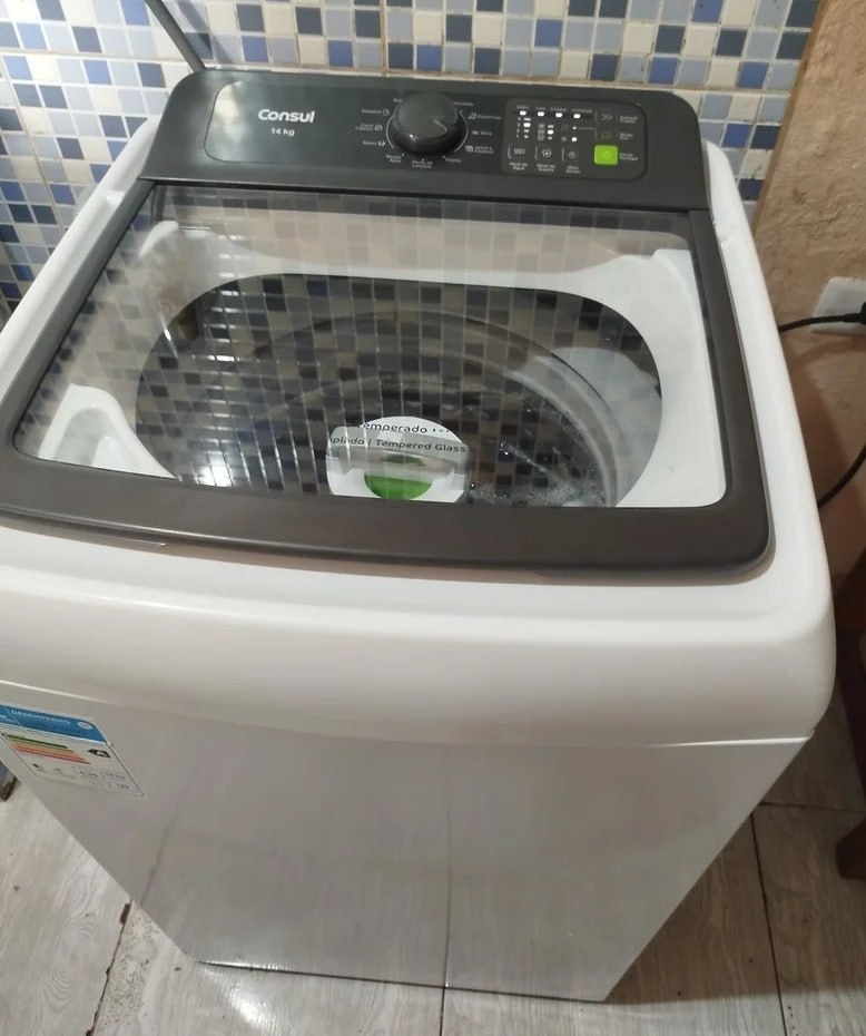 Lavadora Automática Consul Cwn14abana - 14kg, 580w, Branca