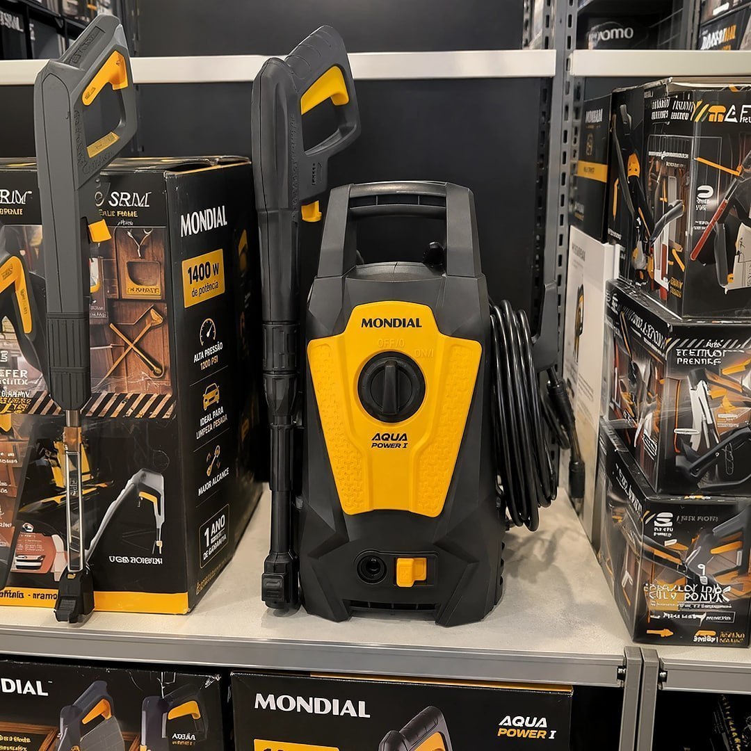 Lavadora de Alta Pressão Aqua Power I, Mondial 1400W - LAP-01-GY