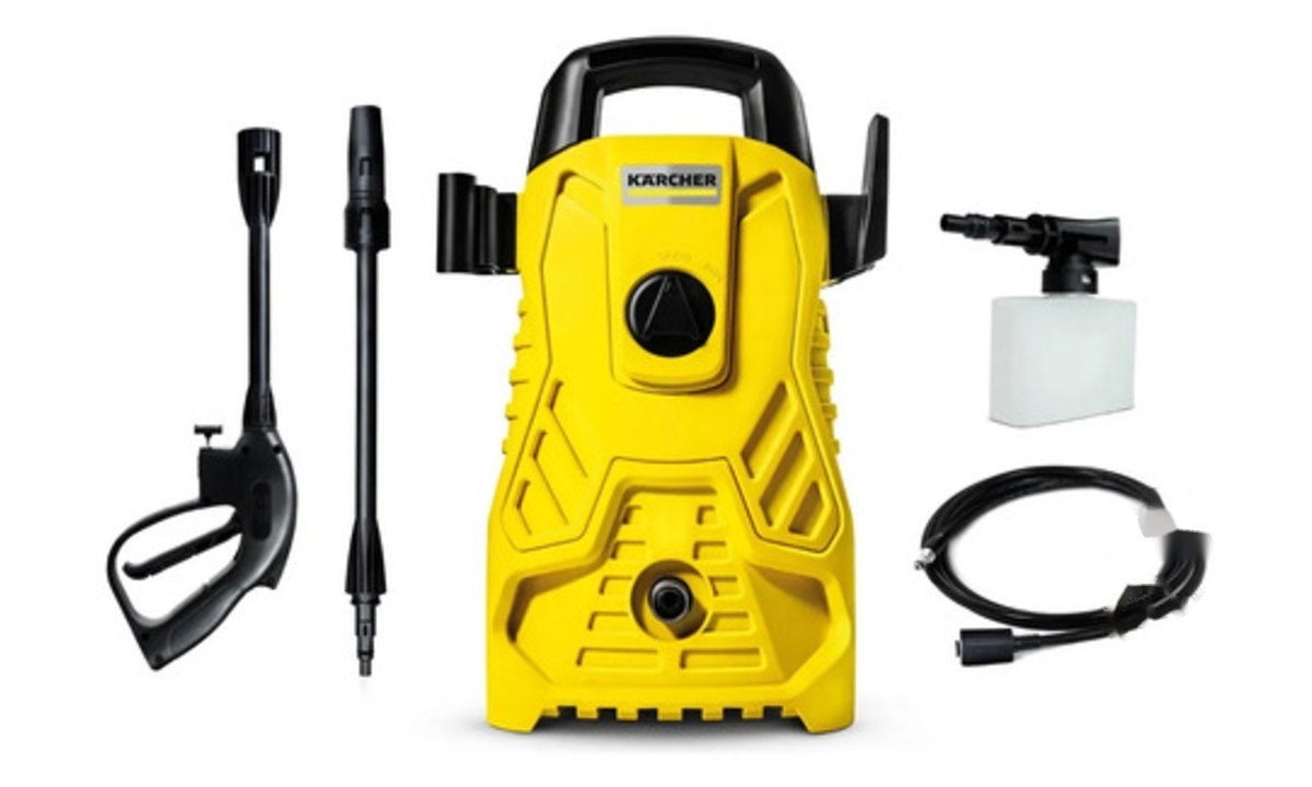 ⚠️ Lavadora de Alta Pressão Kärcher Compacta 1.500 PSI 1400W 300L/h com Aplicador de Deterge...