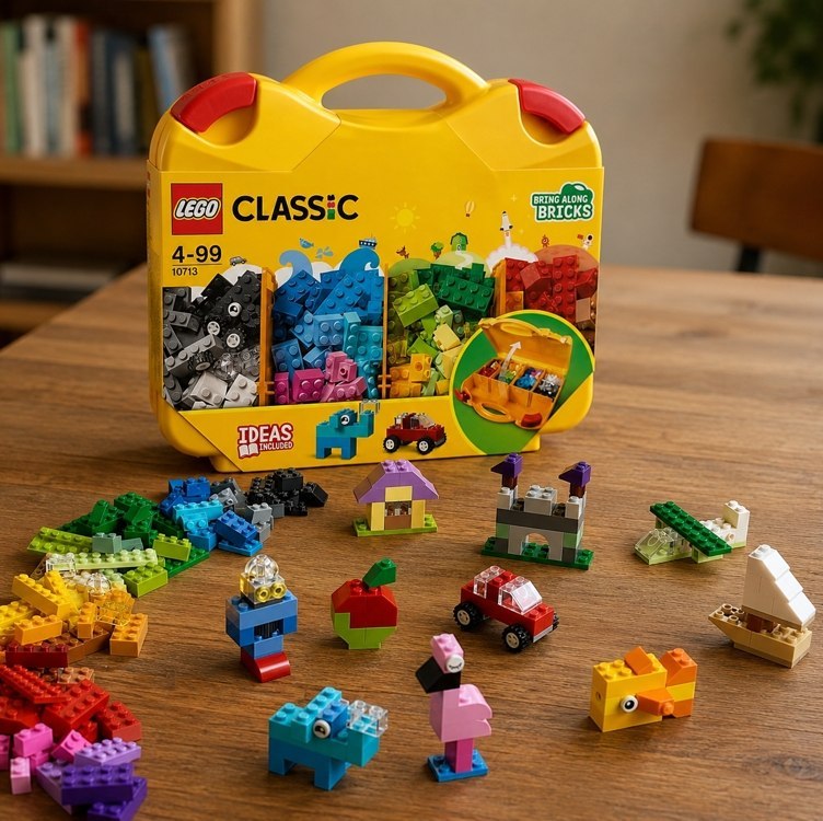 LEGO Classic Maleta da Criatividade 10713; Brinquedo criativo para montar e imaginar