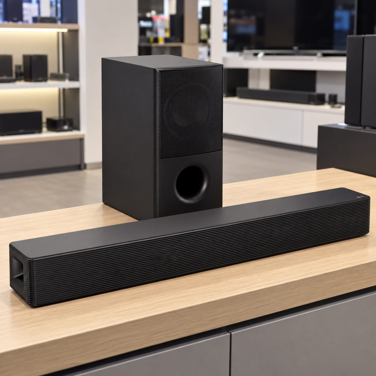 LG Soundbar SH5A 600W (4.1 canais) com AI Sound Pro e WOW Interface – Som Imersivo, Voz Clar...