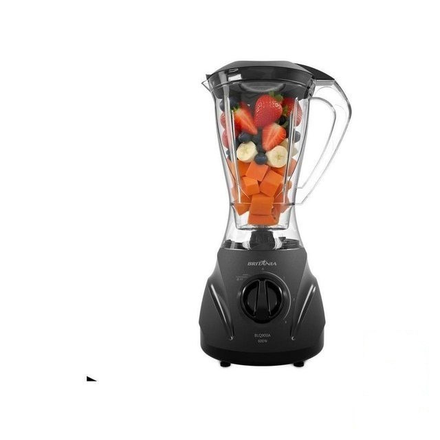 ⚠️ LIQUIDIFICADOR BRITÂNIA BLQ900A PLÁSTICO 600W 2,1L PRETO