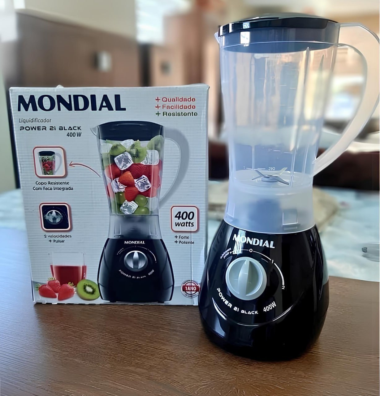 Liquidificador Mondial Power L-550 2 Velocidades e Pulsar 550W