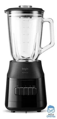 ➡️ Liquidificador Super Force Elgin Jarra De Vidro 1,9l, 900w Preto 220V