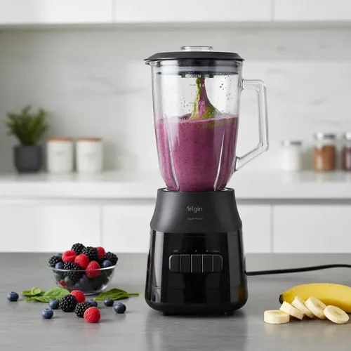 Liquidificador Super Force Elgin - Jarra De Vidro 1,9l, 900w Preto