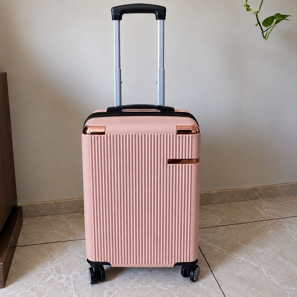 Mala Sweet Studio Para Viagem Bordo Pequena De Mão Com Rodas Removíveis Rosa Mala 2088