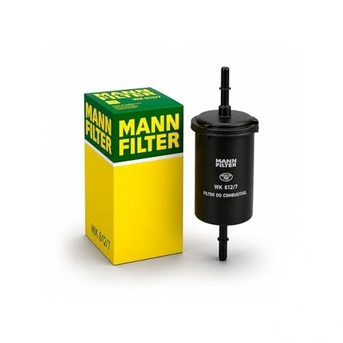 ➡️ MANN-FILTER Original, Filtro de Combustível, Blindado, WK 612/7, Para Modelos Ford