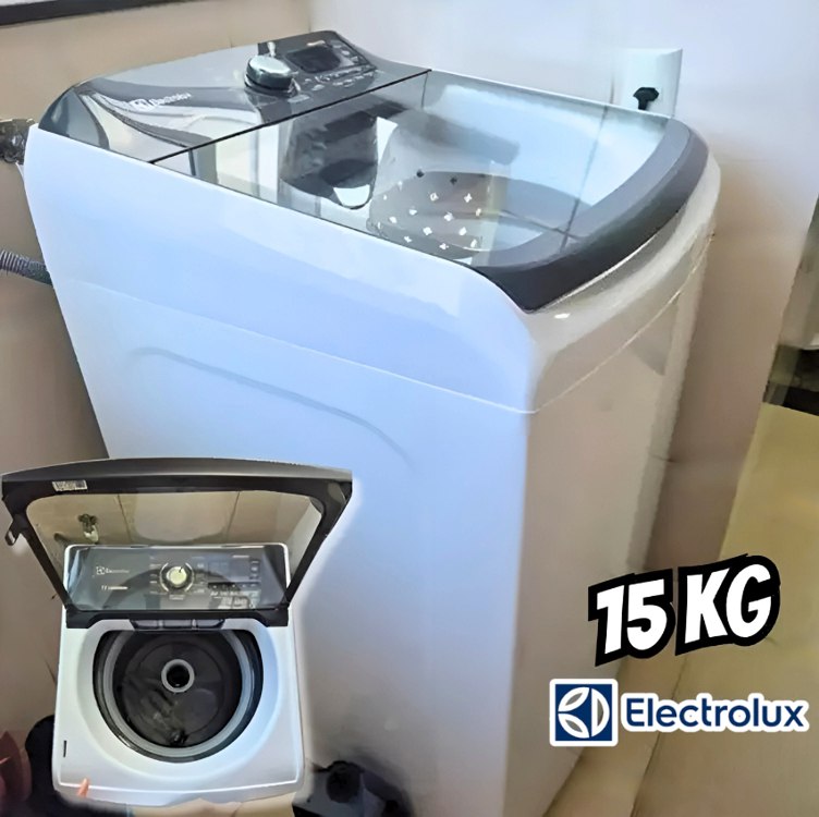 Máquina de Lavar 15kg Electrolux Premium Care com Cesto Inox, Jet&Clean e Time Control 220v...