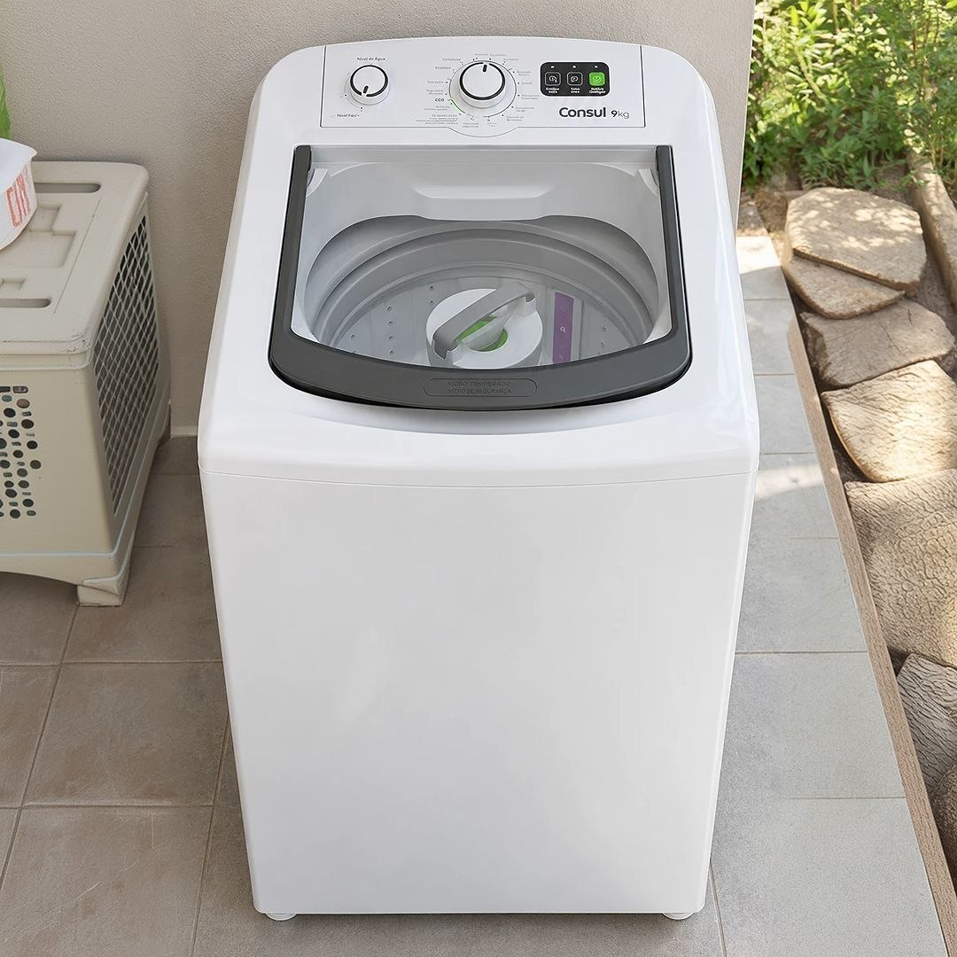 Máquina De Lavar Consul 9kg Branca Com Dosagem Econômica - C