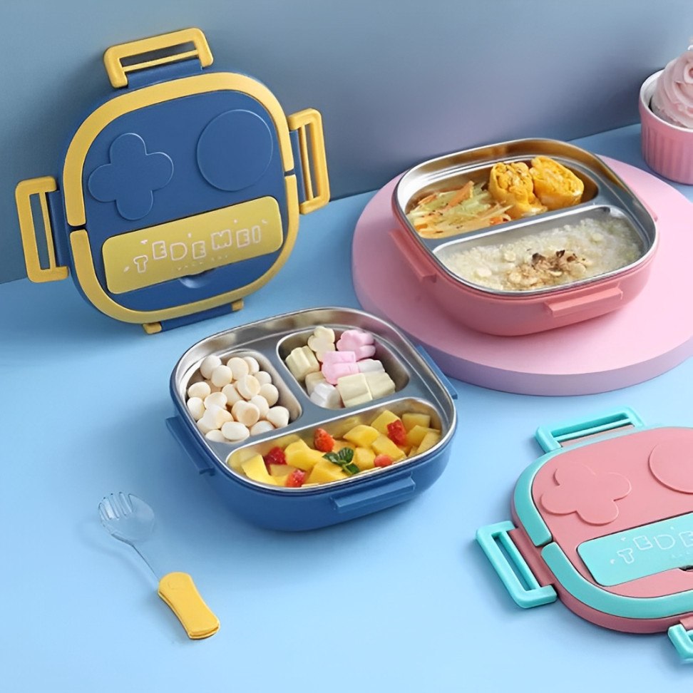 🔥 MARMITA INFANTIL PORTÁTIL LANCHEIRA ESCOLAR RECIPIENTE PARA COMIDA PARA BEBÊ CRIANÇAS