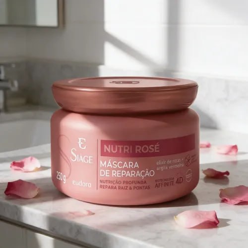 Máscara Capilar Creme Siàge Nutri Rosé Nutrição Profunda 250g