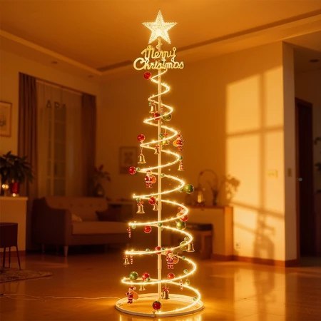 *🆘MELHOR ÉPOCA DE COMPRAR NO PRECINHOO 😮‍💨😌ÁRVORE DE NATAL LED 1,8M DOBRÁVEL COM ENFEITES IN...