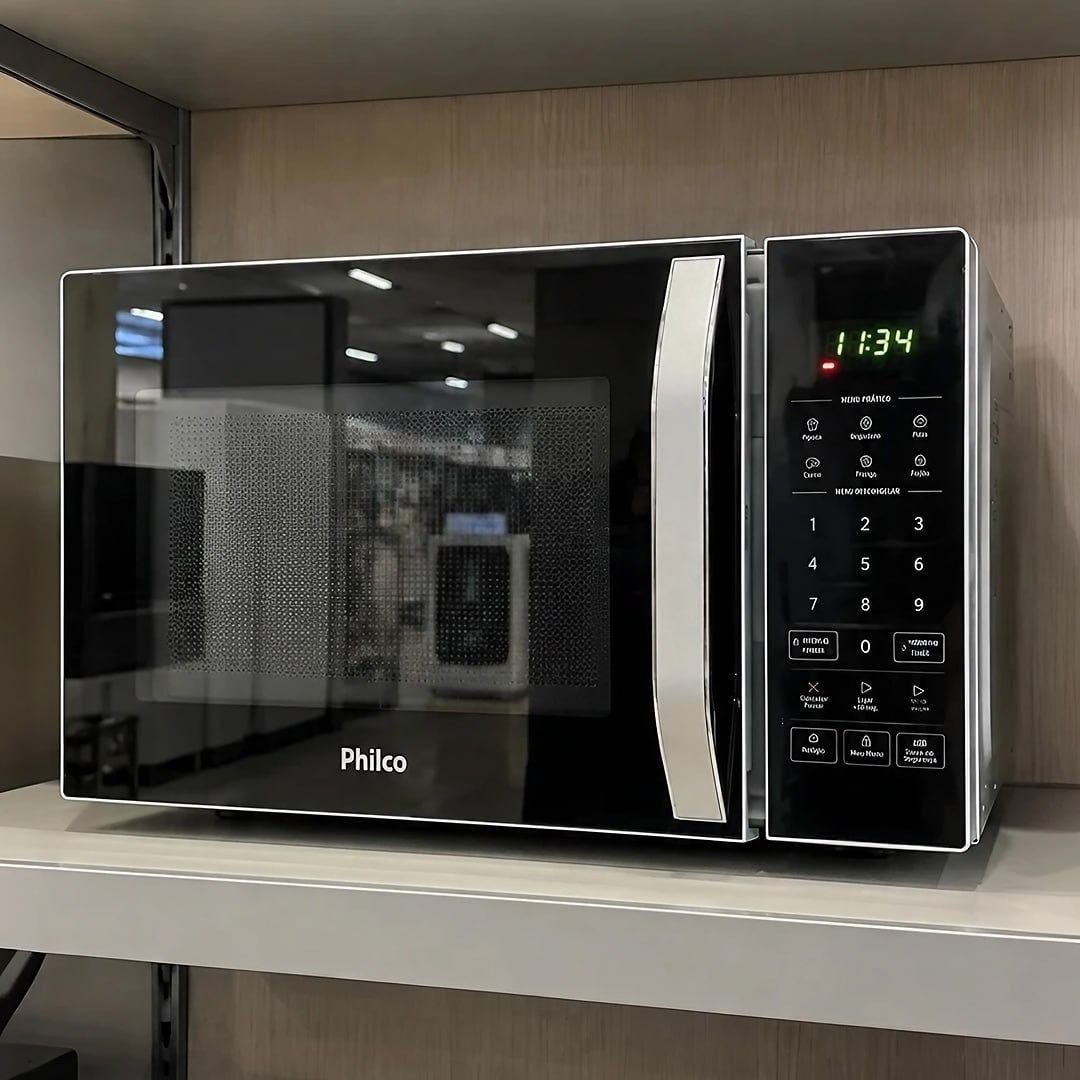 Micro-ondas 33l Philco Teclas Fáceis Limpa Fácil 1400w Pm36 127V