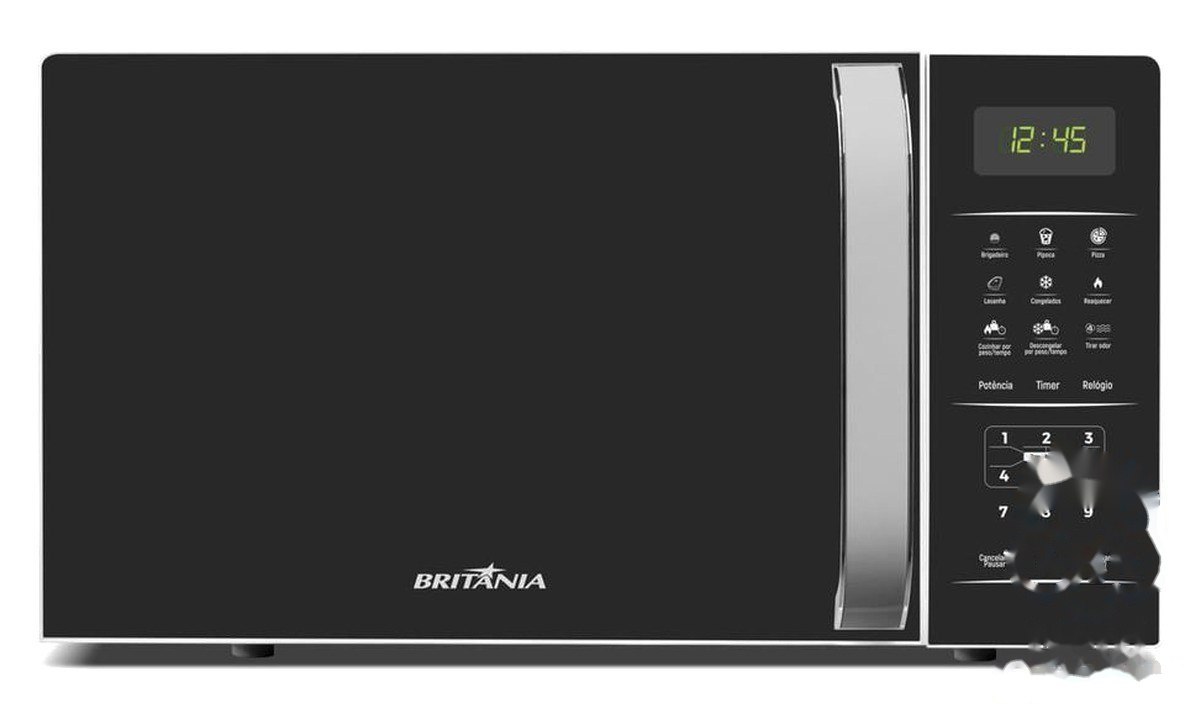 ➡️ MICRO-ONDAS BRITÂNIA 20L PINTURA LIMPA FÁCIL BMO23 110V