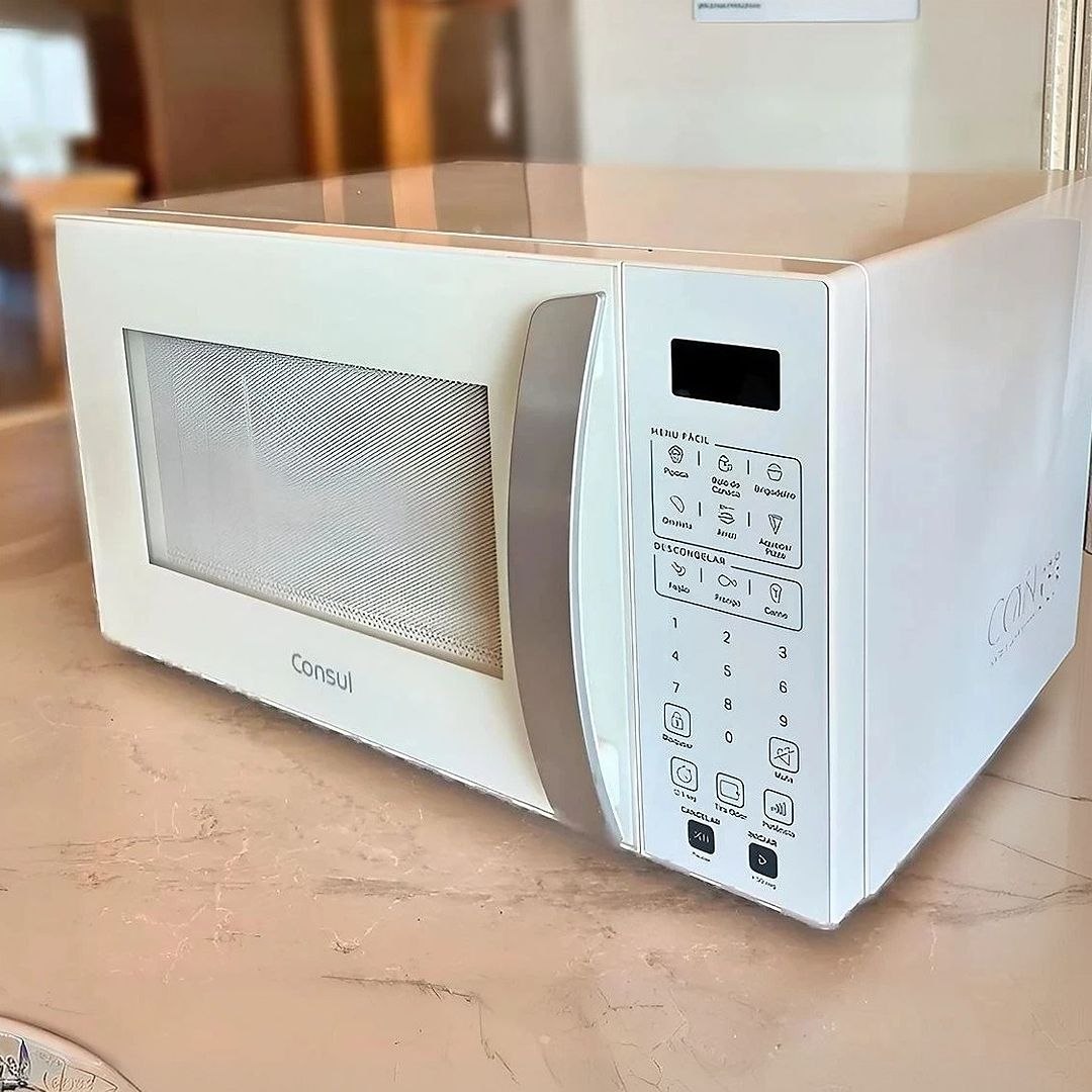 Micro-ondas Consul 32L Branco com Menu Fácil - CMS46AB 220v